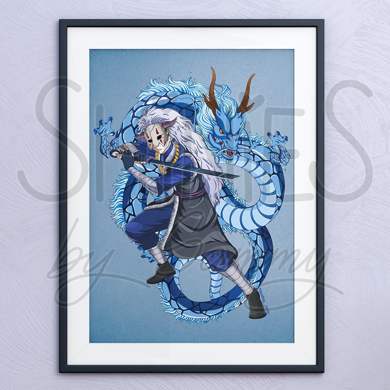 Fierce Blue Dragon A5