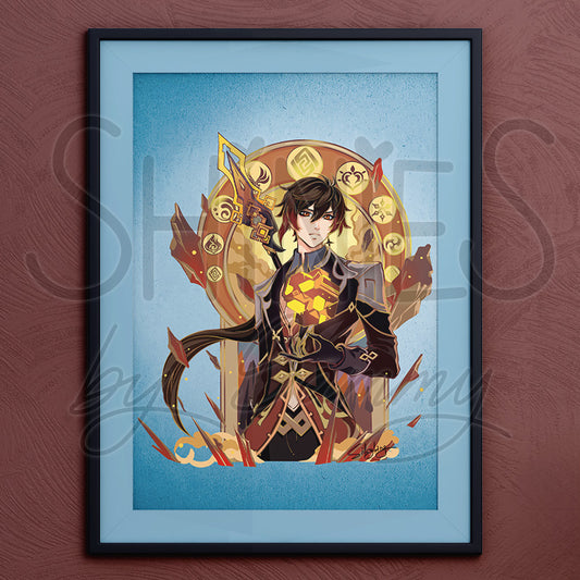 Zhongli in Action A5