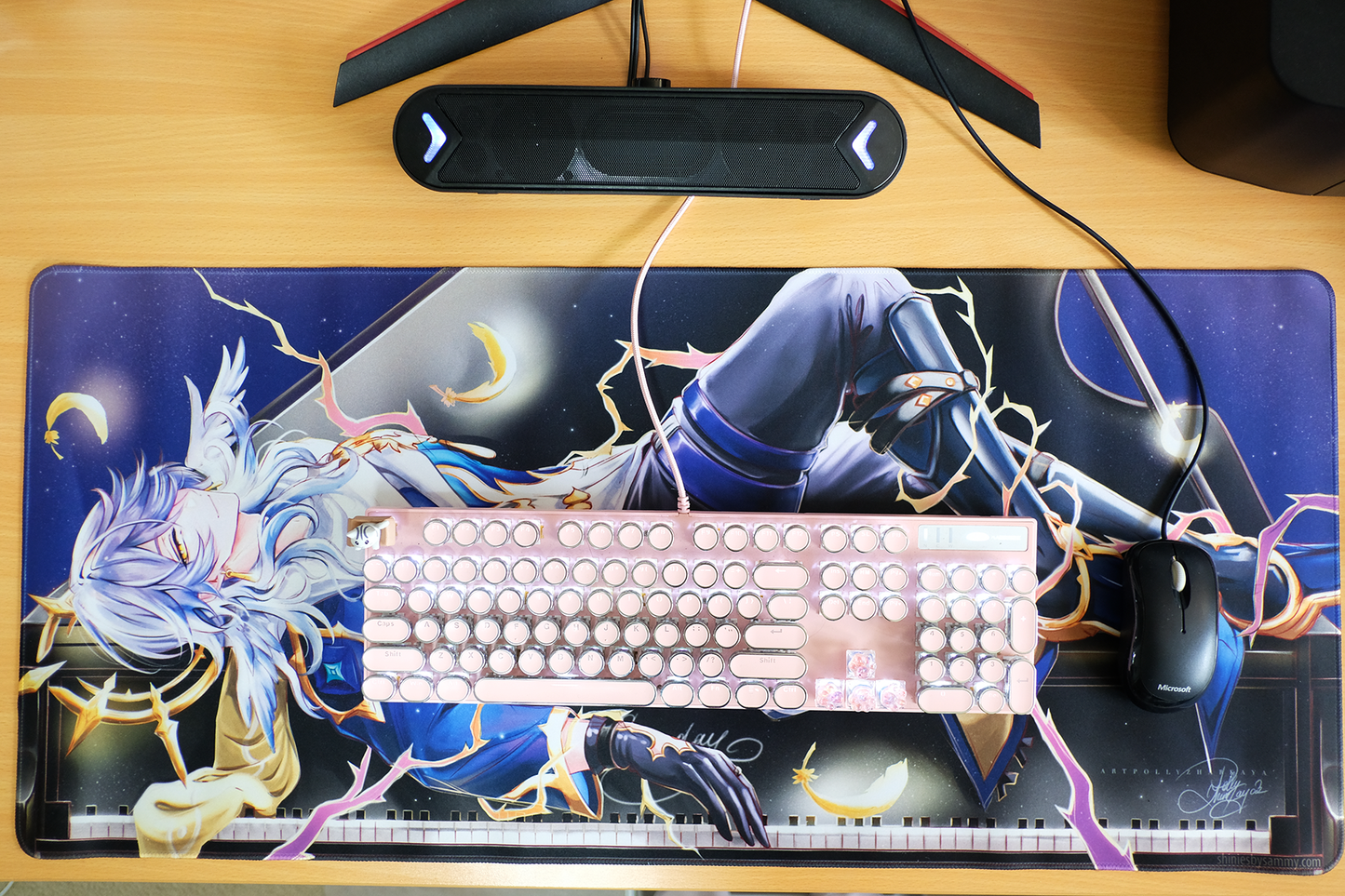 HSR and Genshin Deskmats (Kinda SFW)