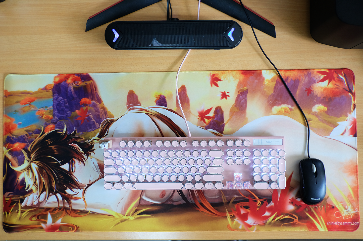 HSR and Genshin Deskmats (Kinda SFW)