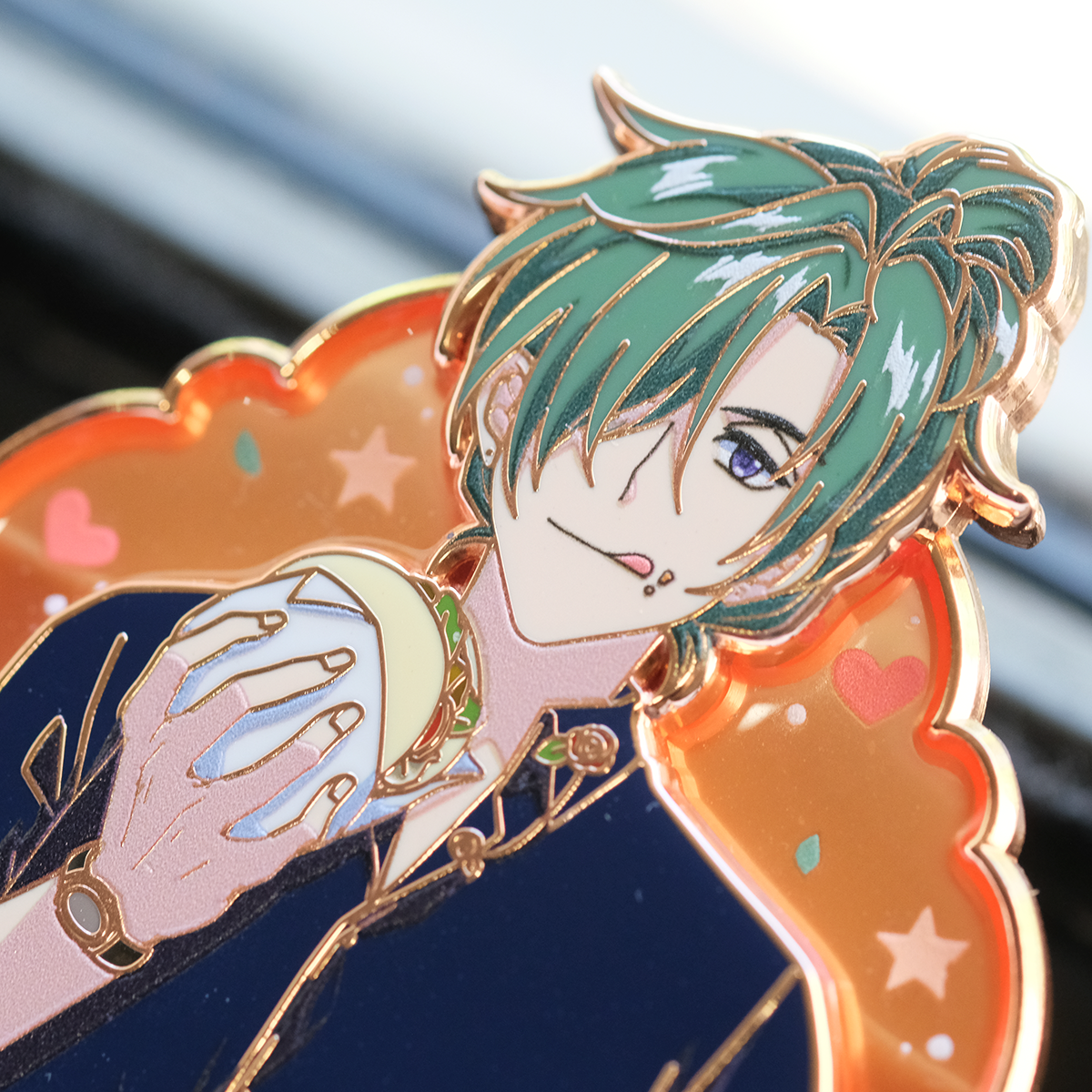Happy Hungry Green Bun Boy