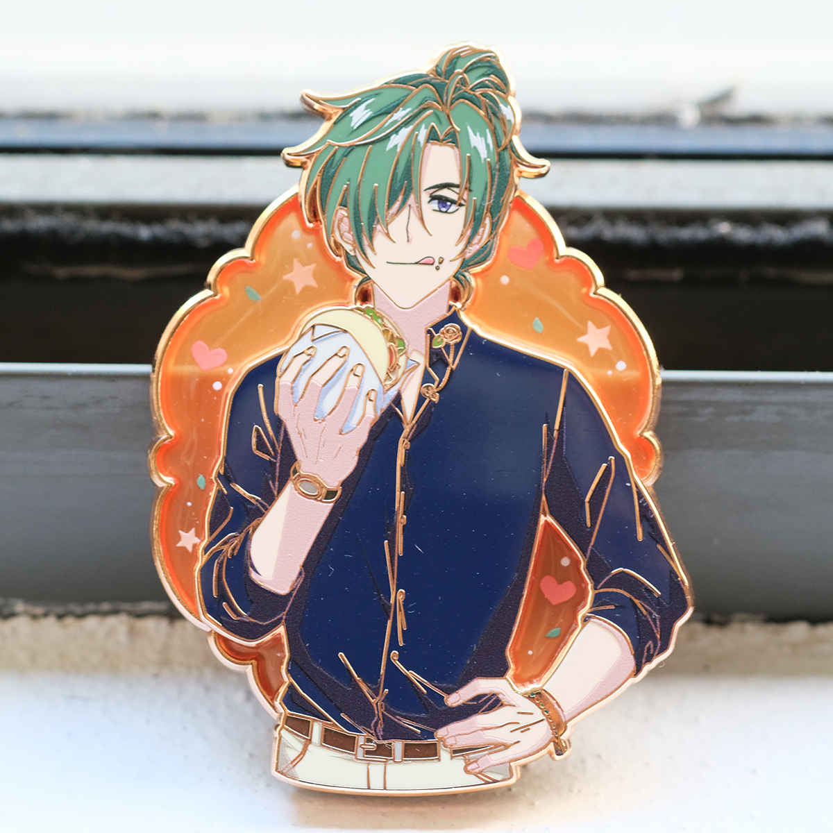 Happy Hungry Green Bun Boy