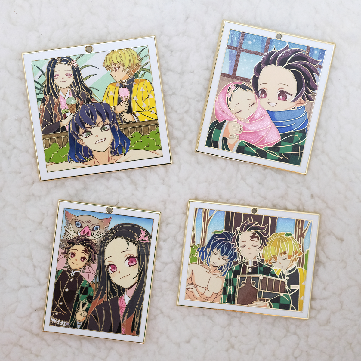 Slaying Hearts Polaroids (Gold Public)