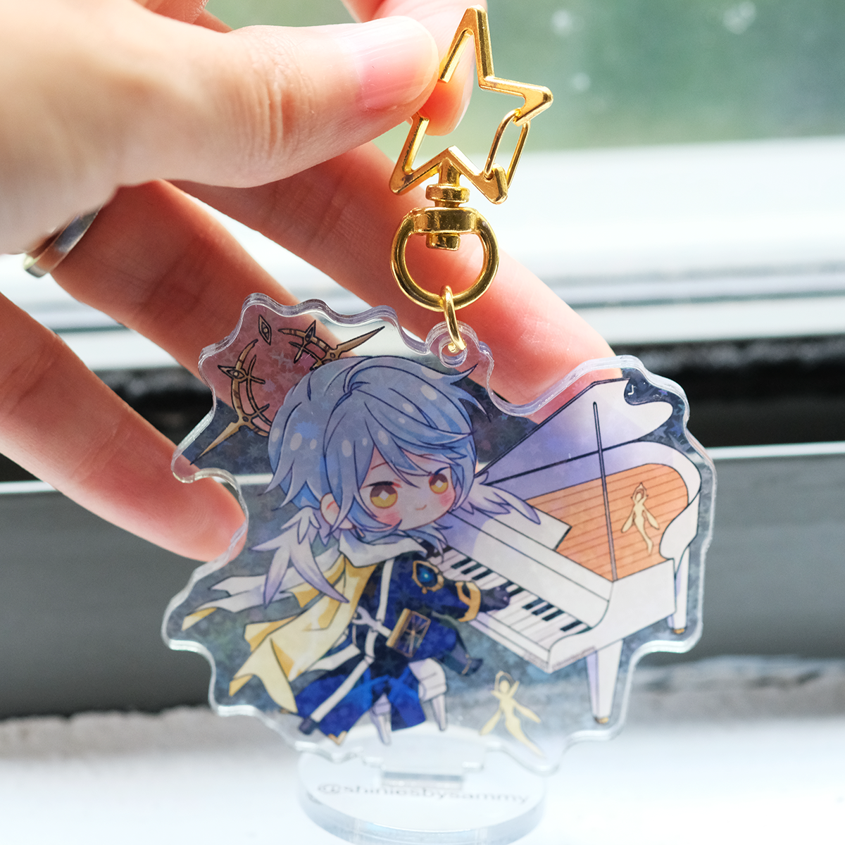 Sunday Piano Chibi - Acrylic Charm/Stand