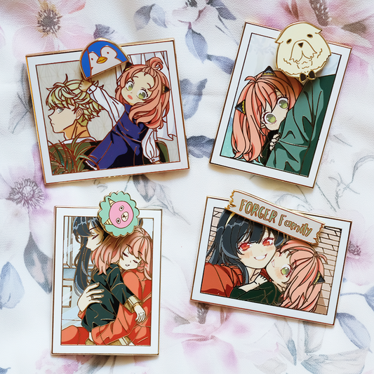 Family Polaroids: Black Nickel