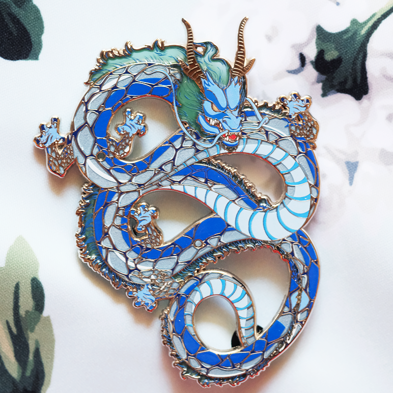 Fierce Blue Boy + Dragon