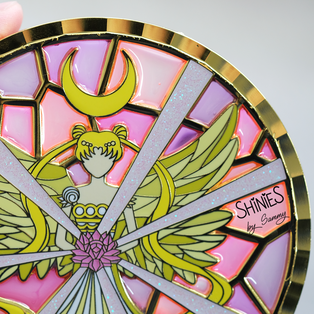 Moon Goddess and Earth Prince: Stained Glass