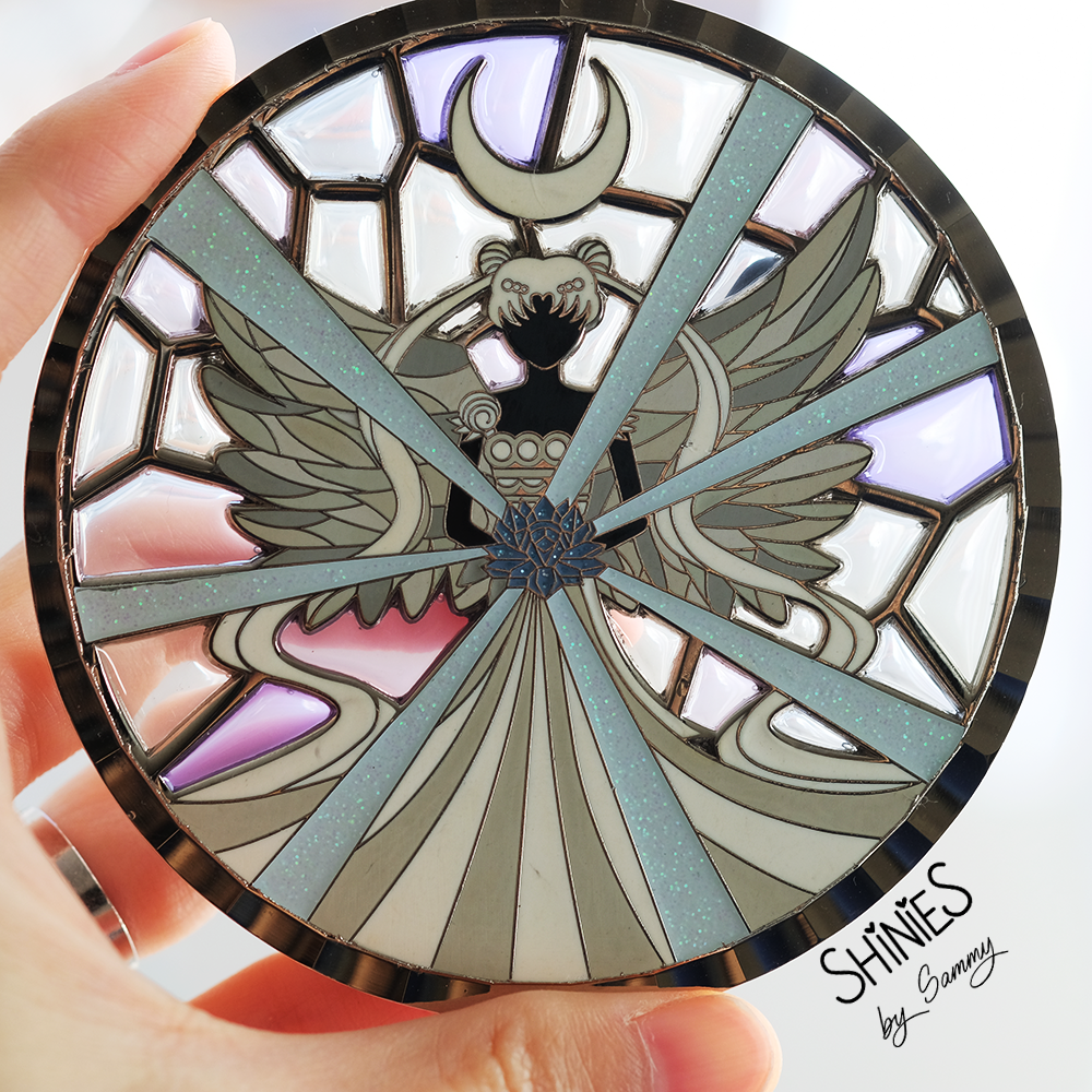 Moon Goddess and Earth Prince: Stained Glass