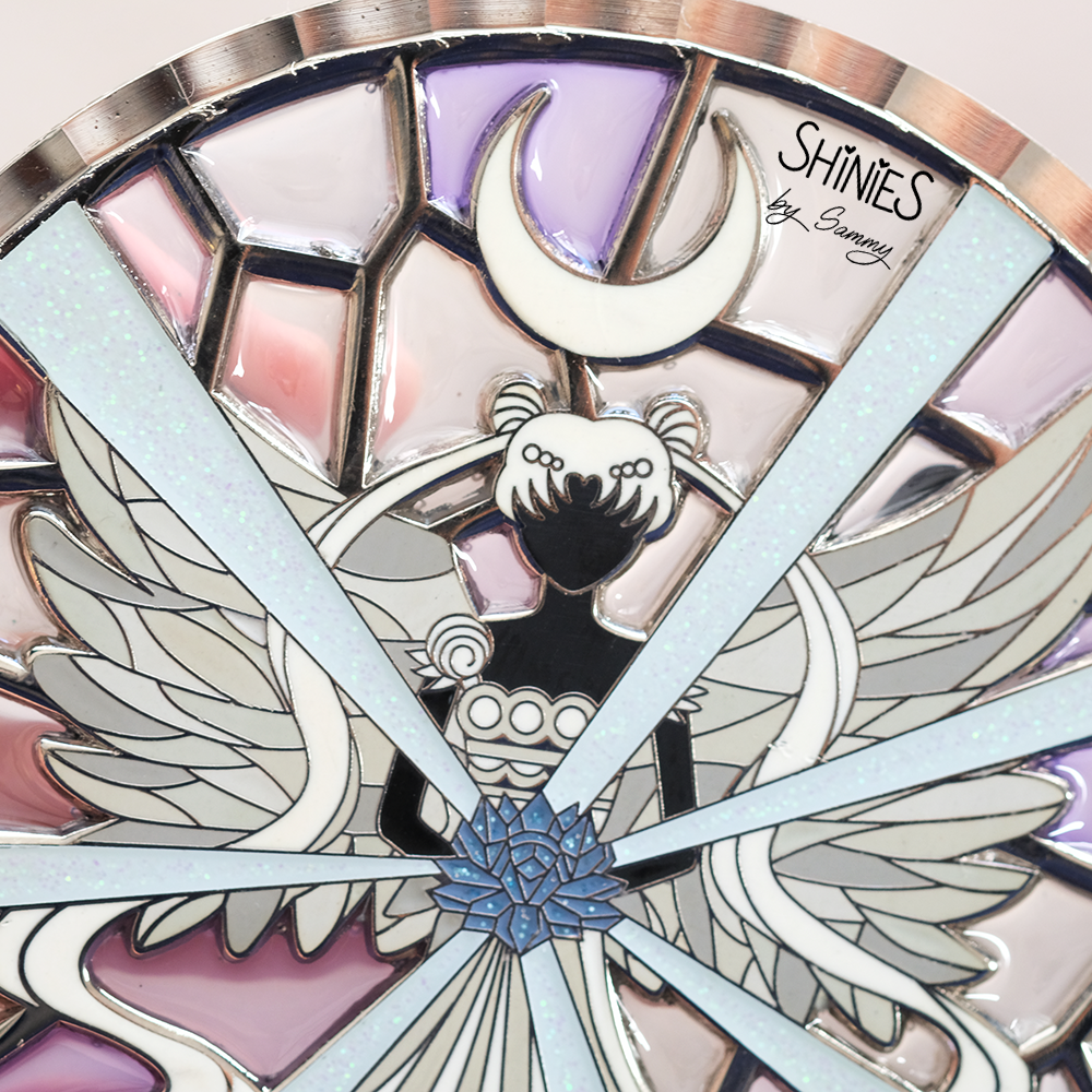Moon Goddess and Earth Prince: Stained Glass