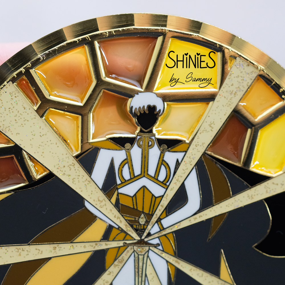Moon Goddess and Earth Prince: Stained Glass