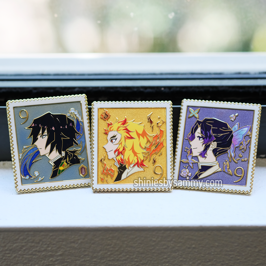 Slaying Stamps (Wave 1: Water, Insect, Flame)