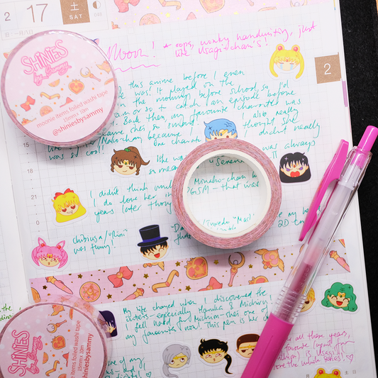 Moonie Washi Tape (Gold Foil)