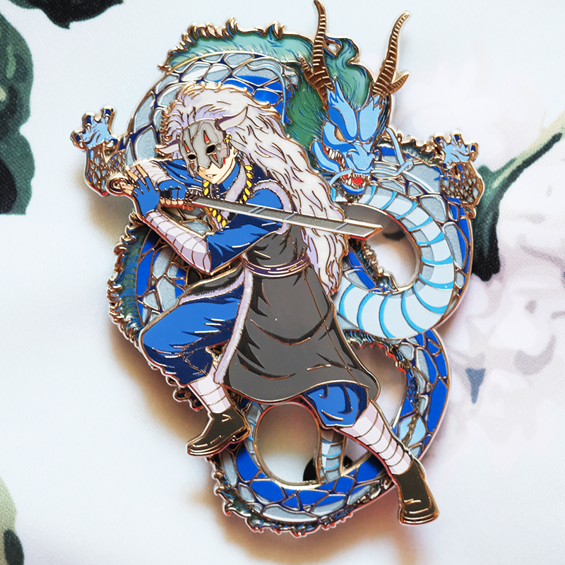 Fierce Blue Boy + Dragon