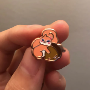 Tiny Squirrel Filler Pin